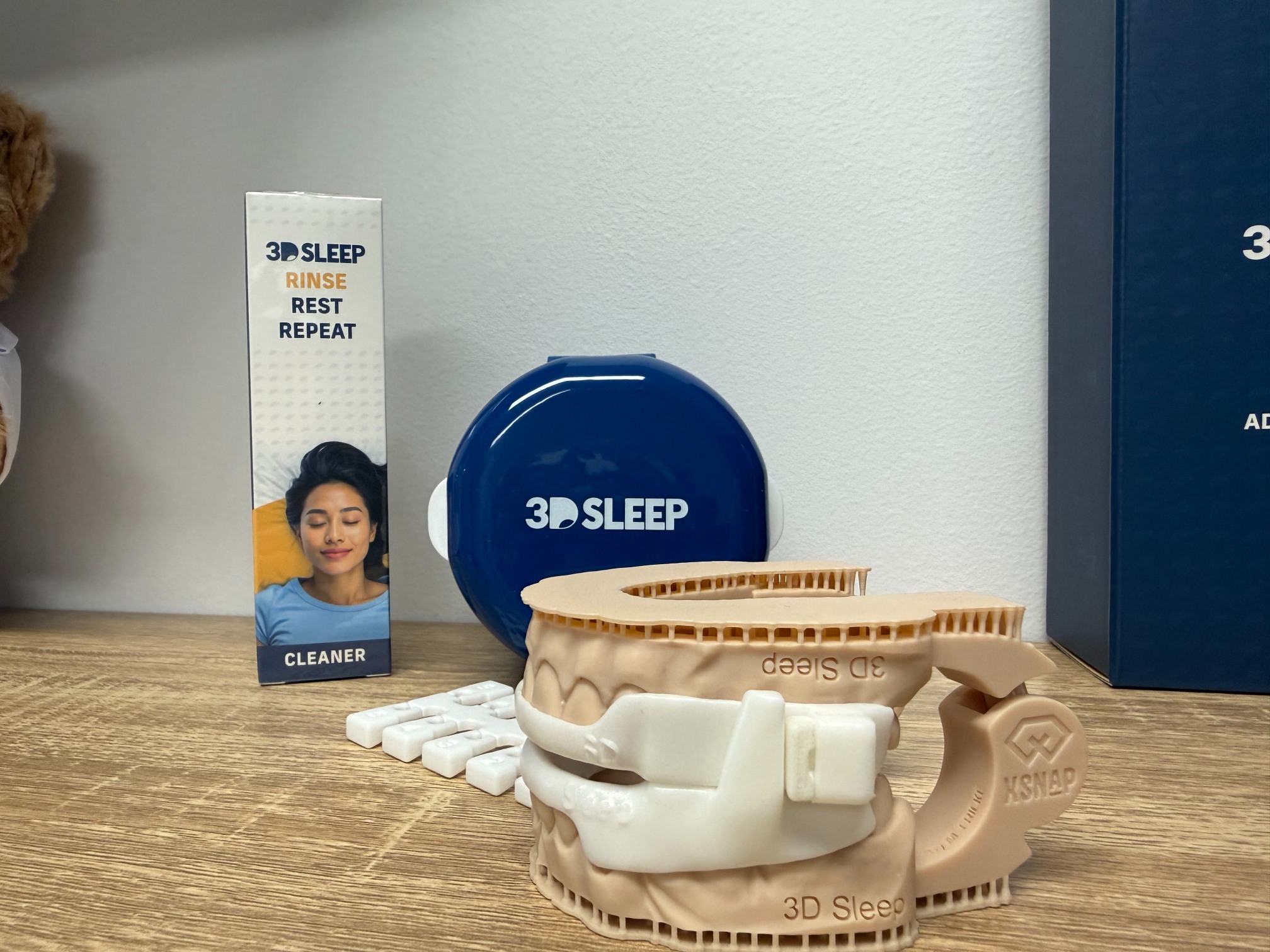 Custom mandibular advancement device for sleep apnoea treatment at Tooth Sparkler Family Dental